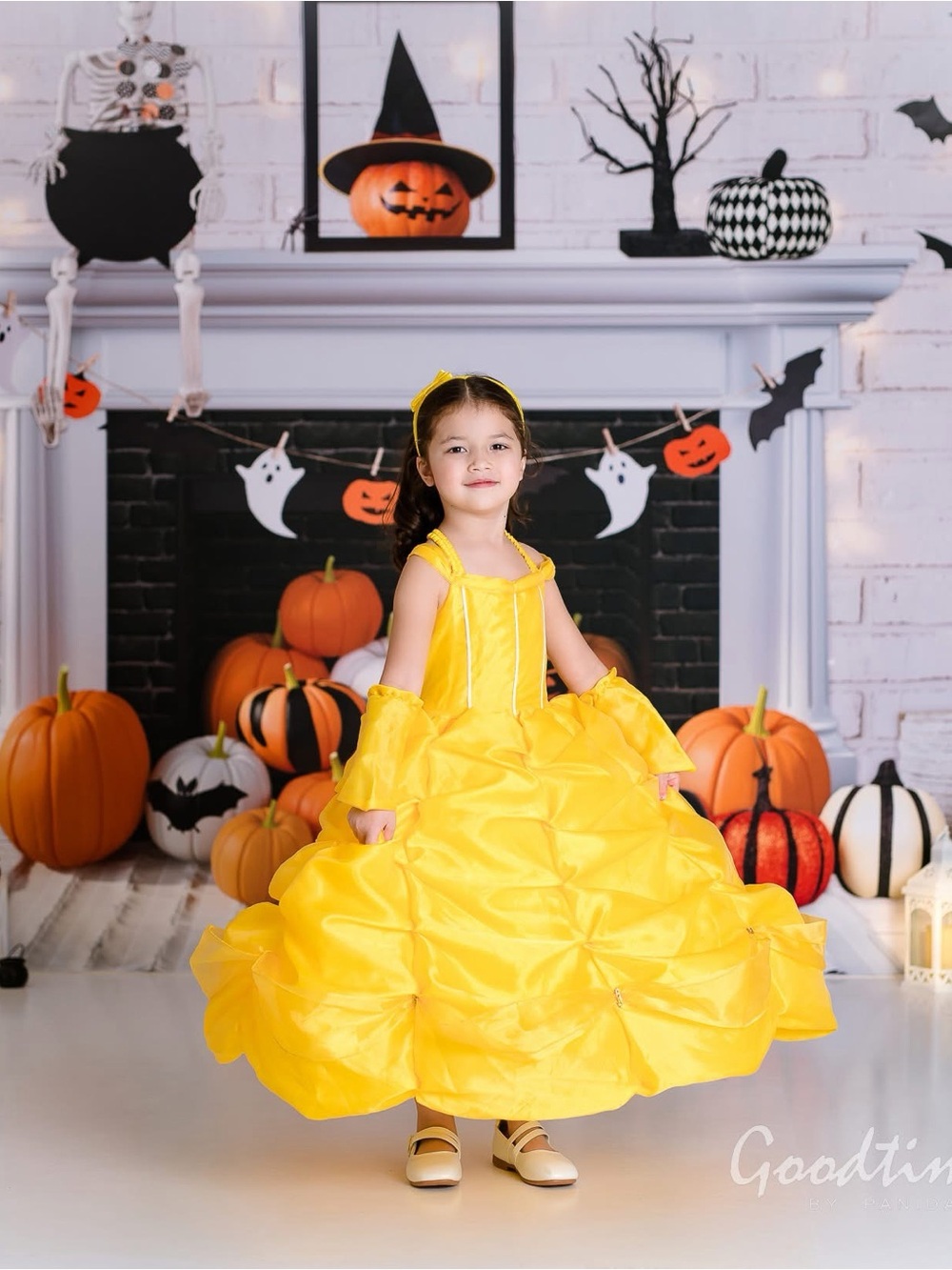 Yellow Princess Ball Gown Kids Costume size 4t-6t